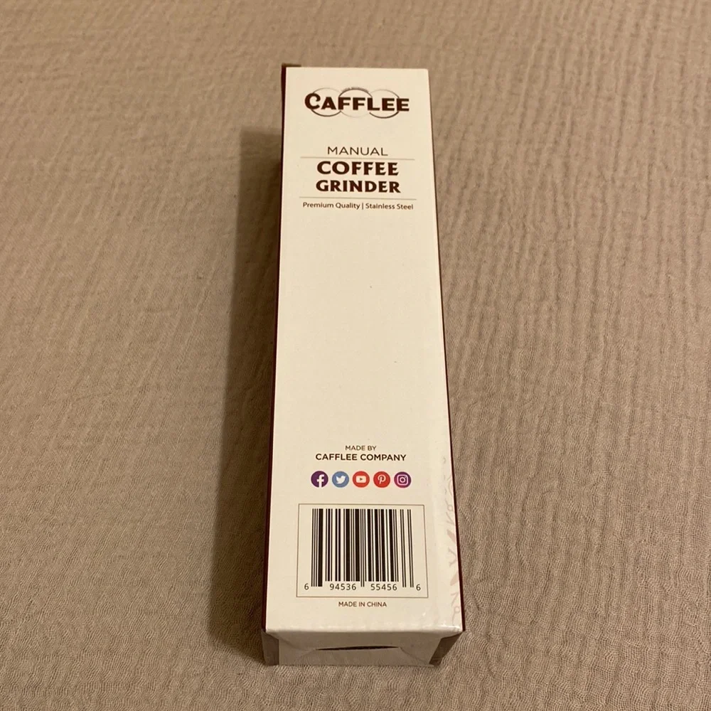 Cafflee Manual Coffee Grinder - Stainless Steel. New